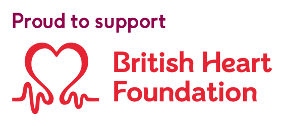 Proud To Support British Heart Foundation logo